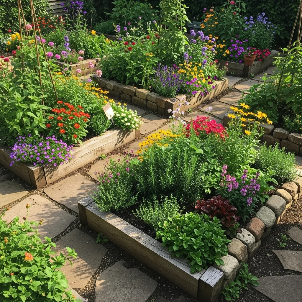 Raised Flower Beds for a Lush Garden Look