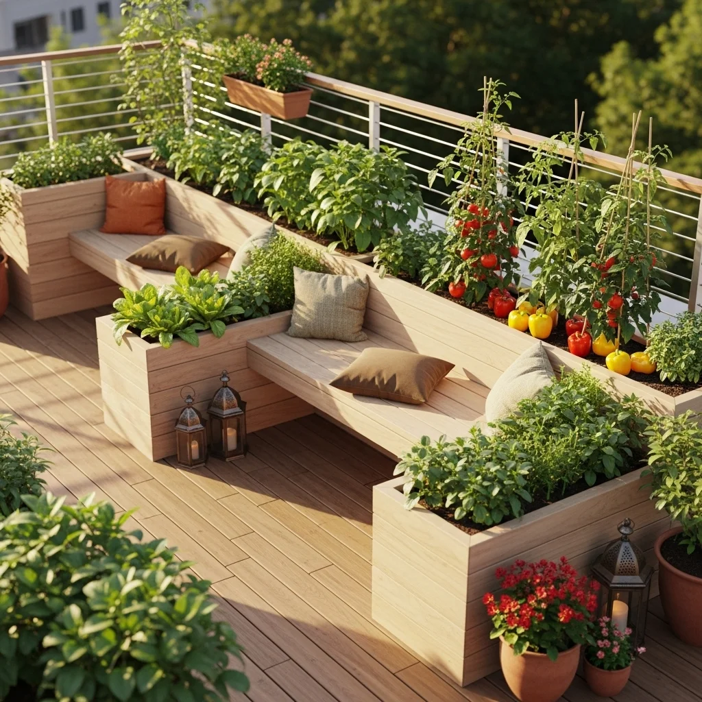  Raised Planter Benches