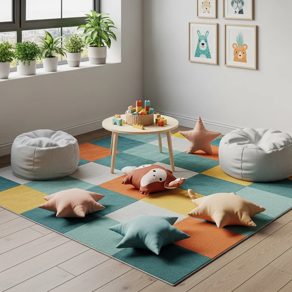 Sensory Wall with Interactive Features