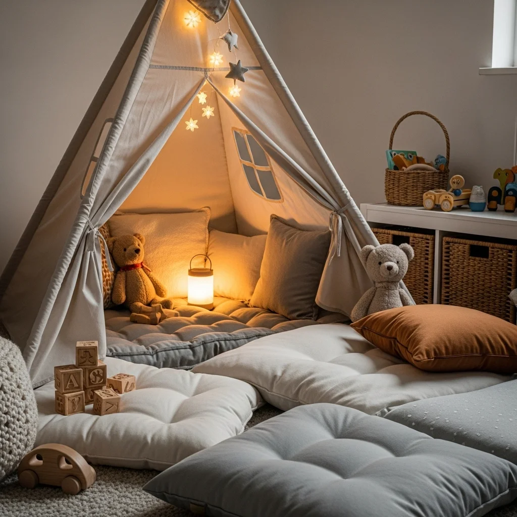 Tent with Soft Lighting