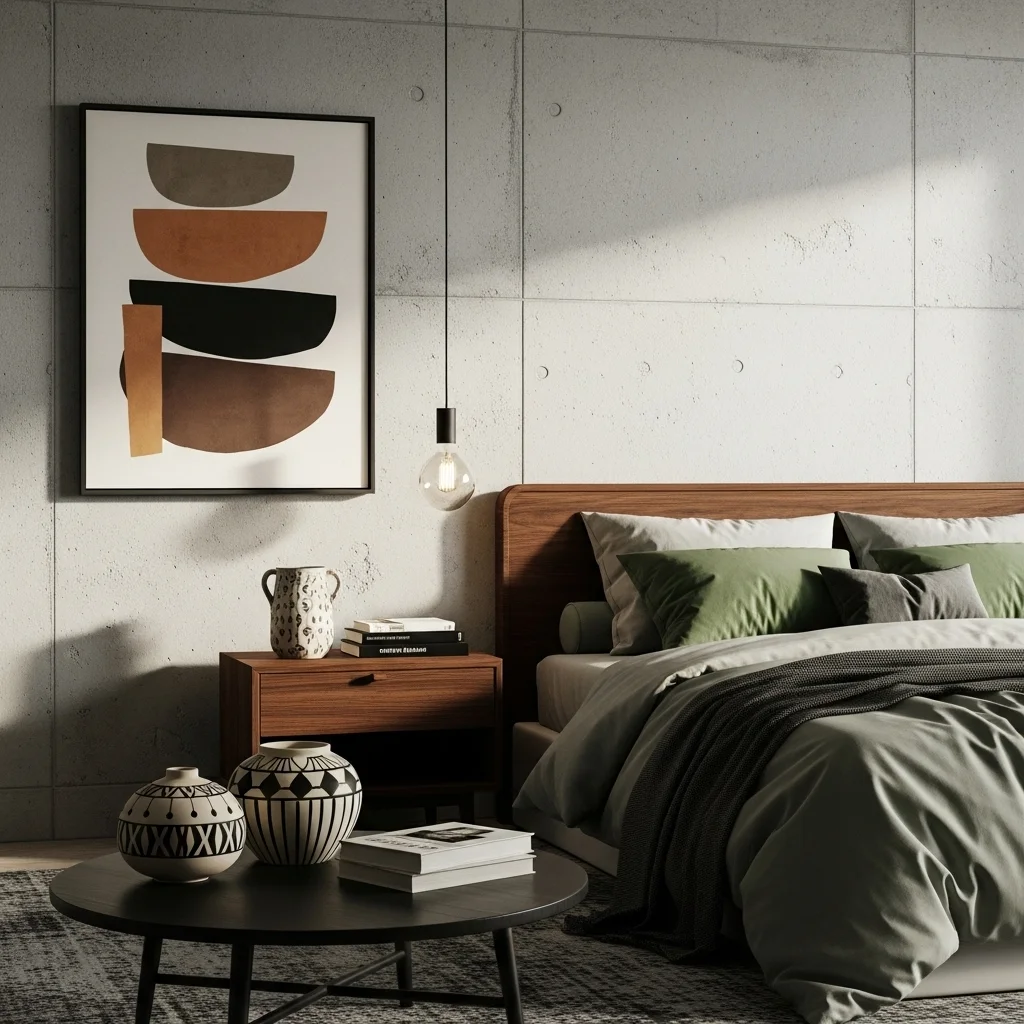 Urban Jungle Monstera and Concrete Loft