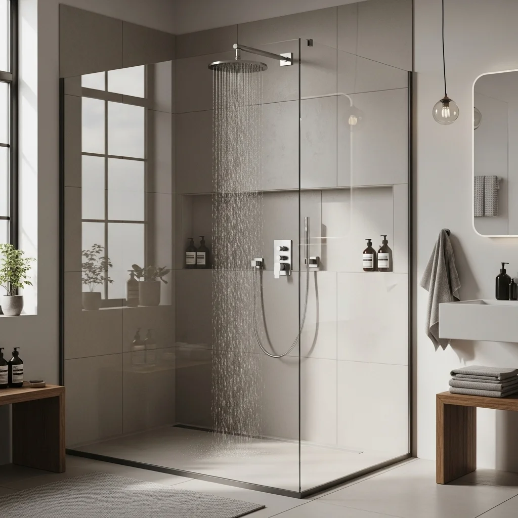 Use Ceiling-Mounted Rainfall Showers