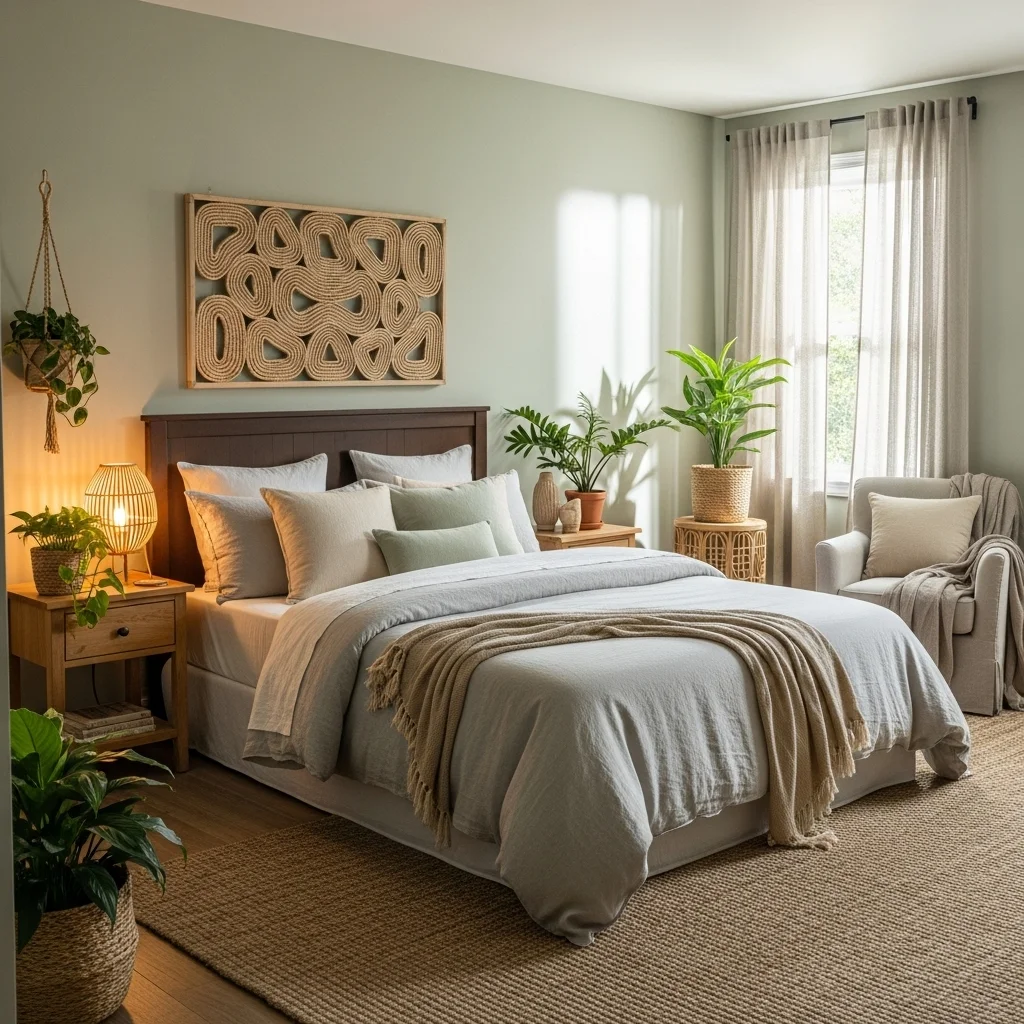 Use Natural Textures like Linen and Wood