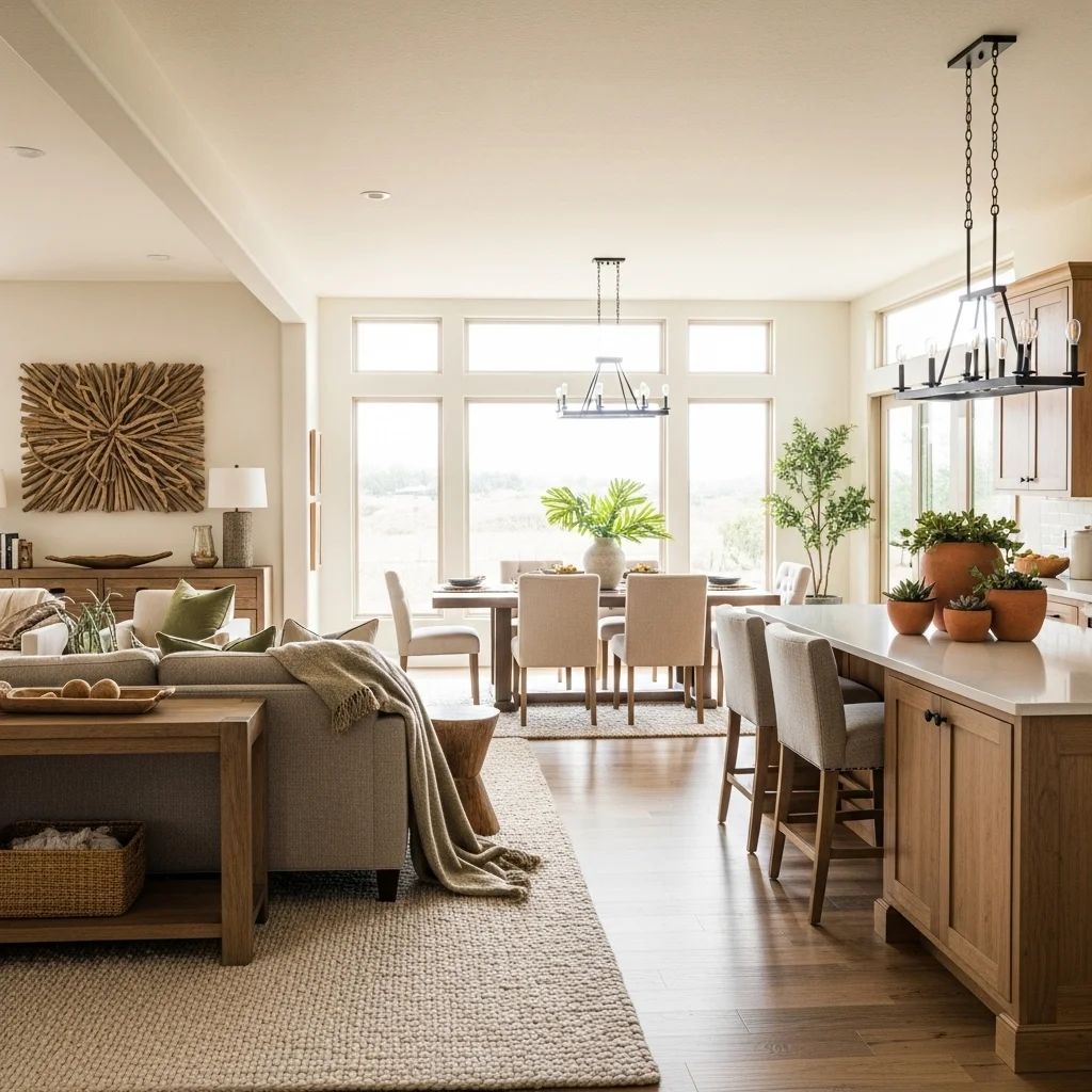 Use Open Floor Plans and Flowing Layouts