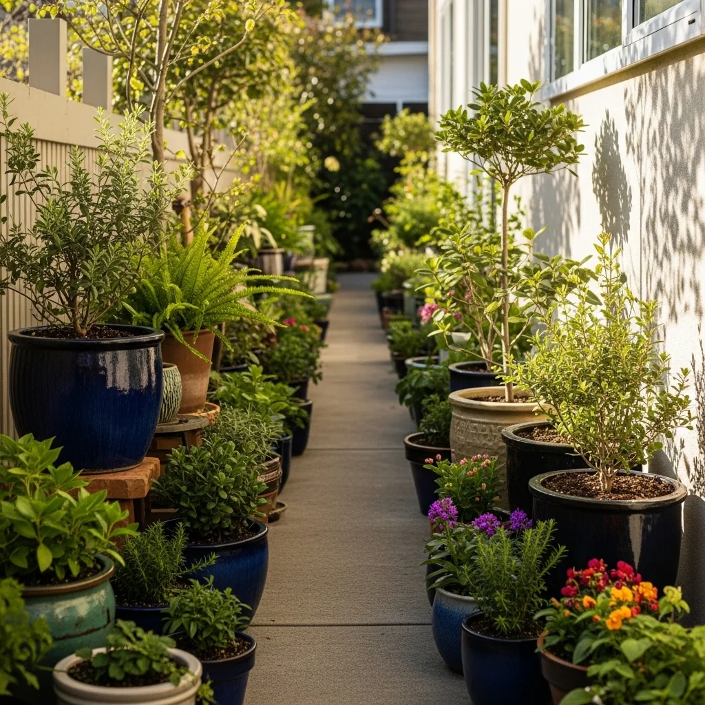 Use Potted Plants for Flexible Creativity