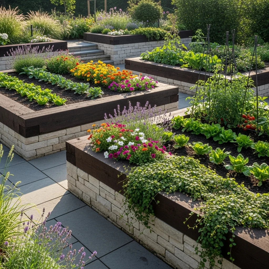 Use Retaining Walls as Garden Borders