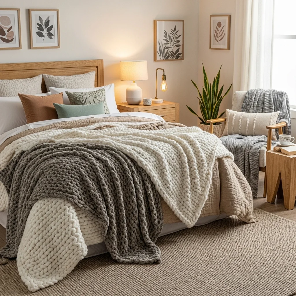 Use Throw Blankets for Extra Comfort