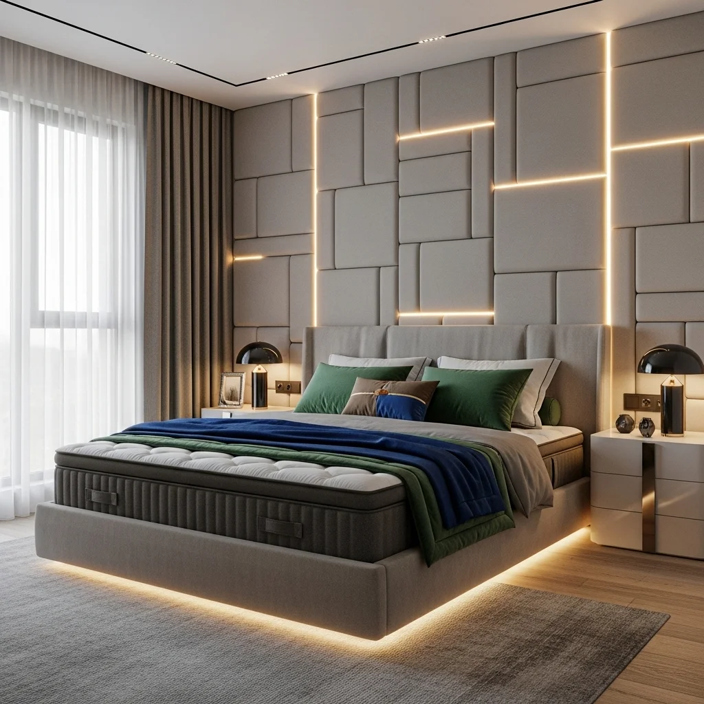 Use Upholstered Wall Panels