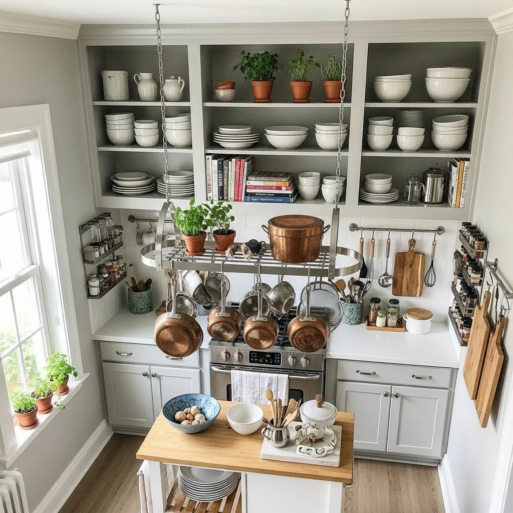 Use Vertical Storage Solutions