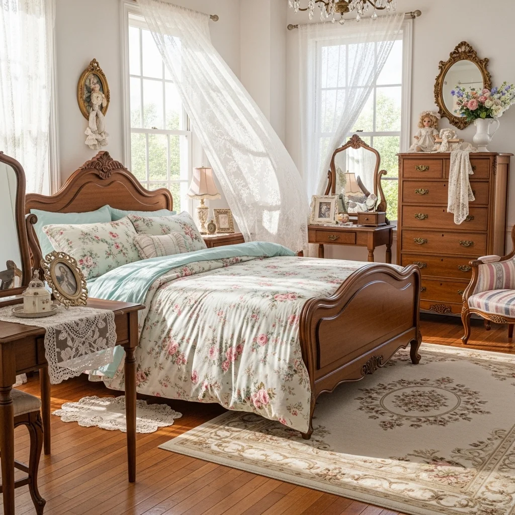 Use Vintage Floral Bedding