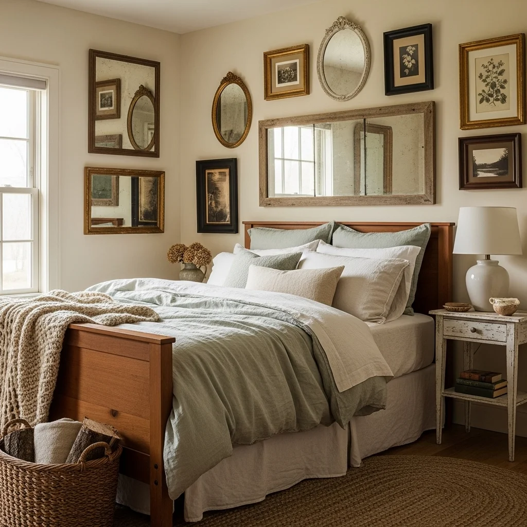 Use Vintage Mirrors and Frames