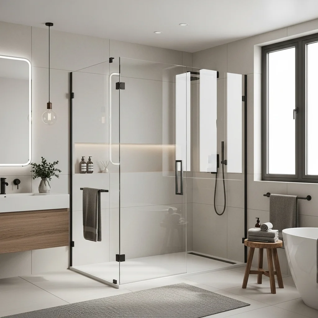 Use a Frameless Glass Partition