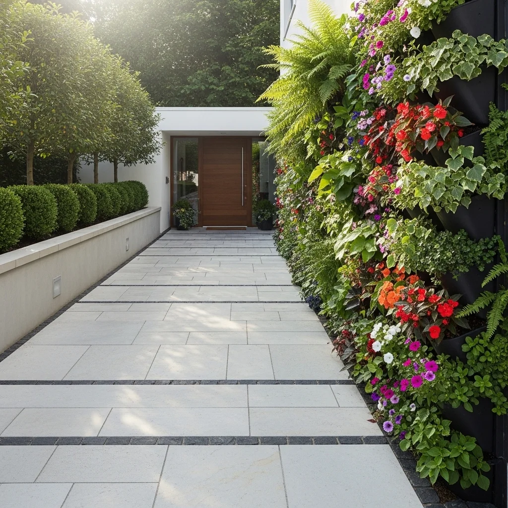 Vertical Living Wall with Pocket Planters