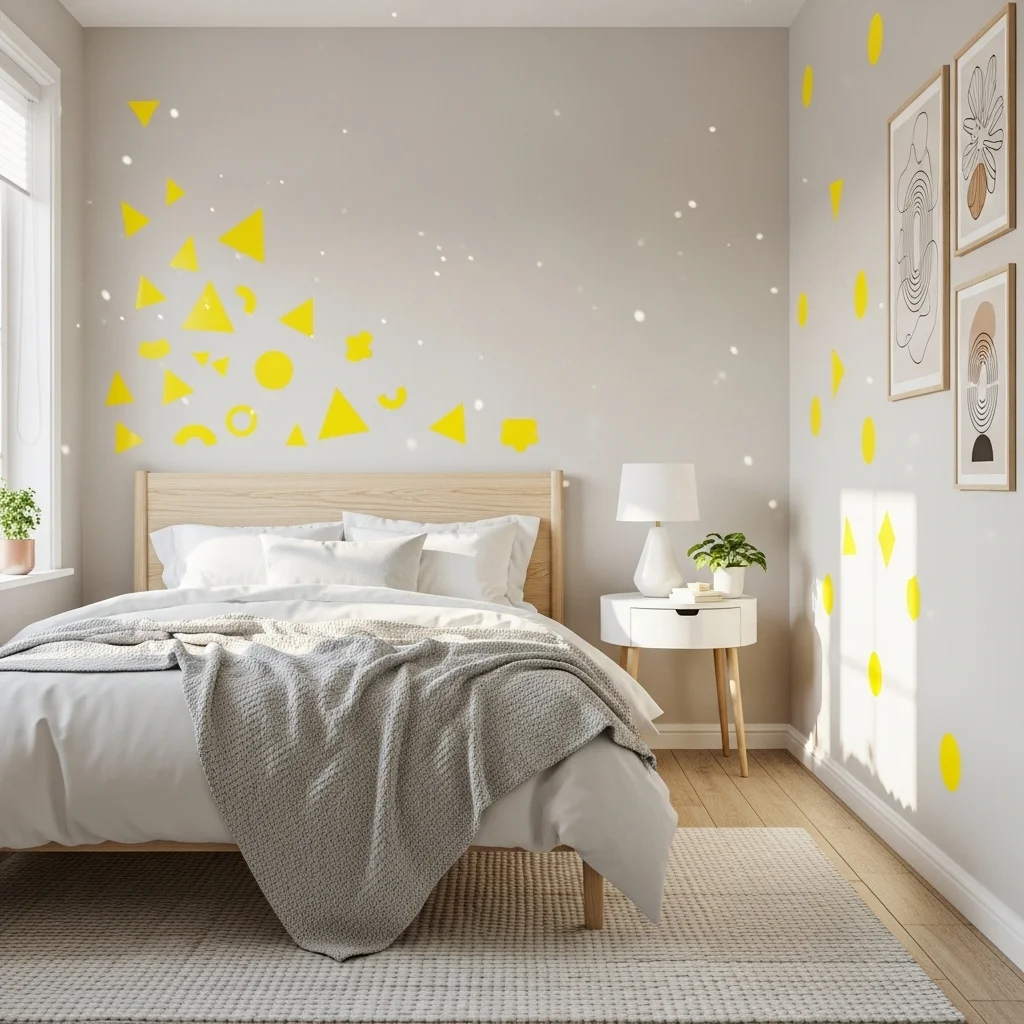 Yellow Wall Decals or Stickers