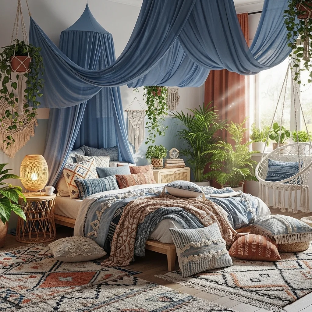  Blue Canopy for a Dreamy Atmosphere