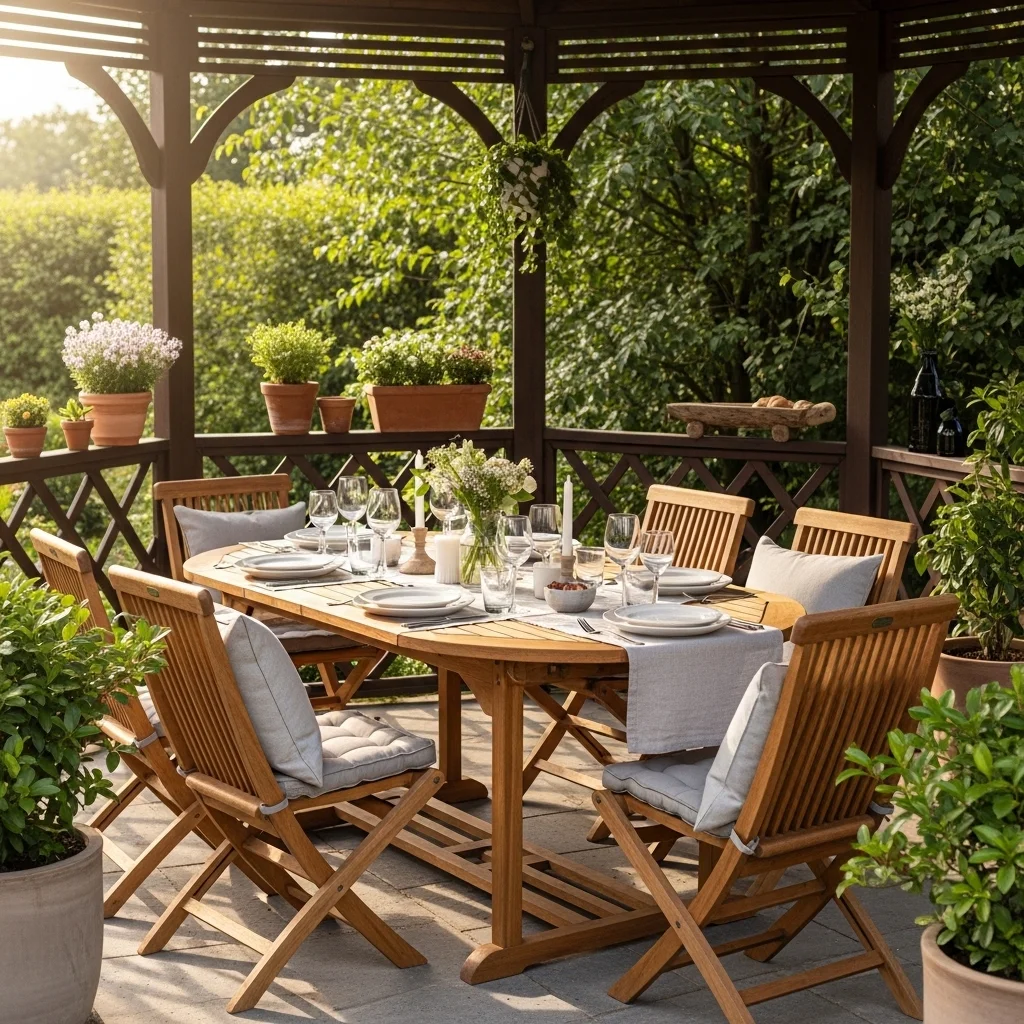  Classic Wooden Dining Set