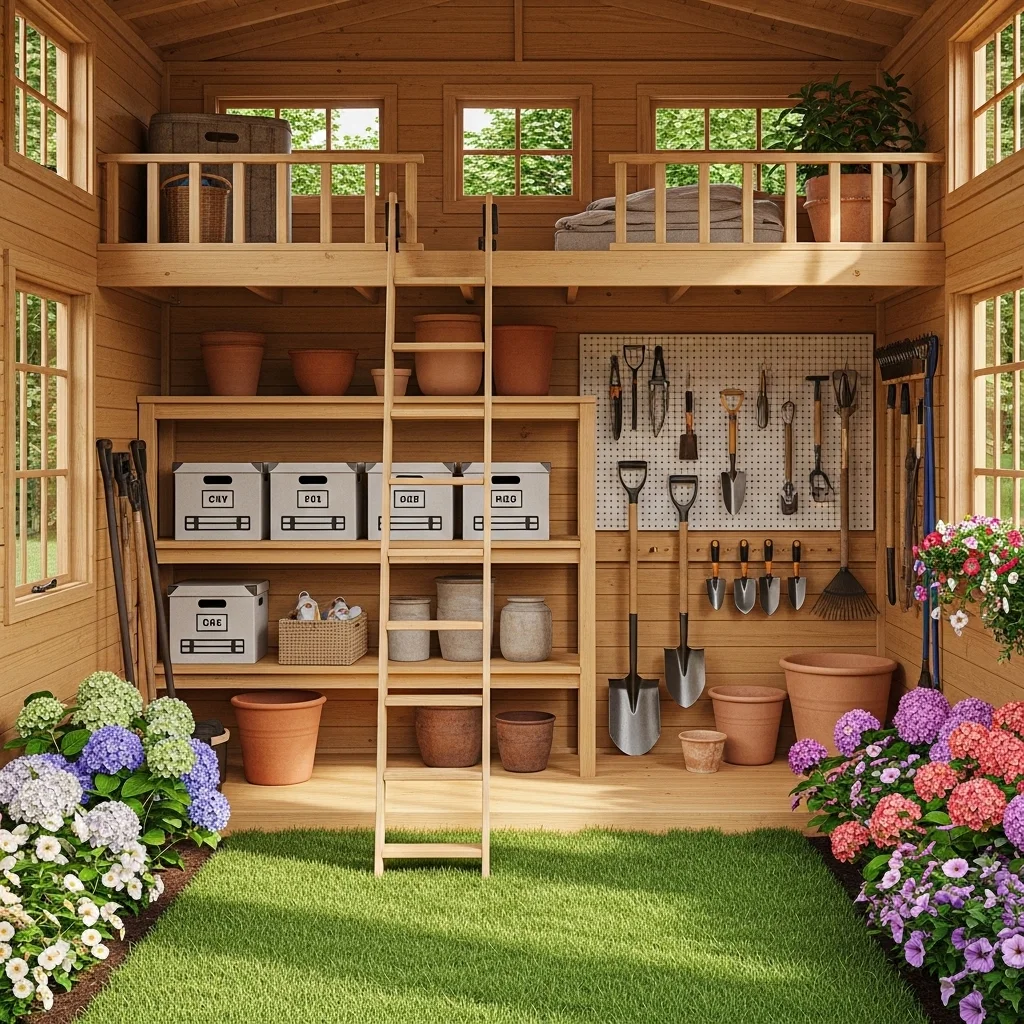 Garden Sheds with Loft Storage