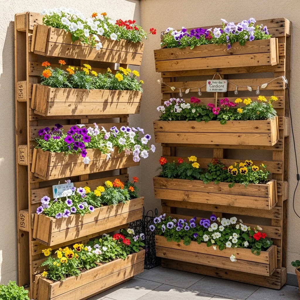  Pallet Flower Display Garden