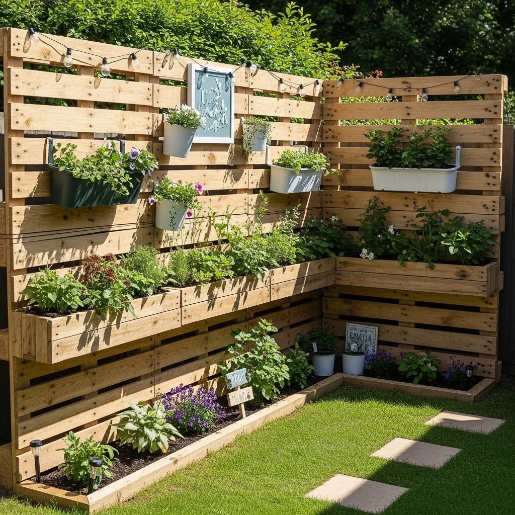  Pallet Garden Fence