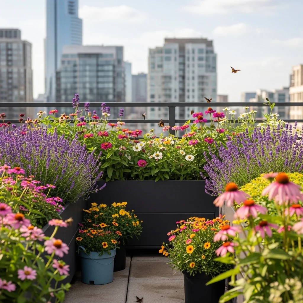 Rooftop Pollinator Garden