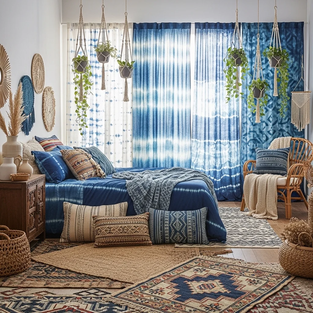 Shibori Curtains for a Handcrafted Look