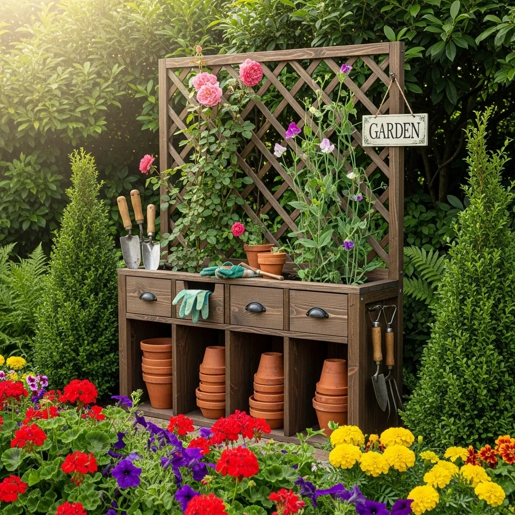 Trellis Storage Units