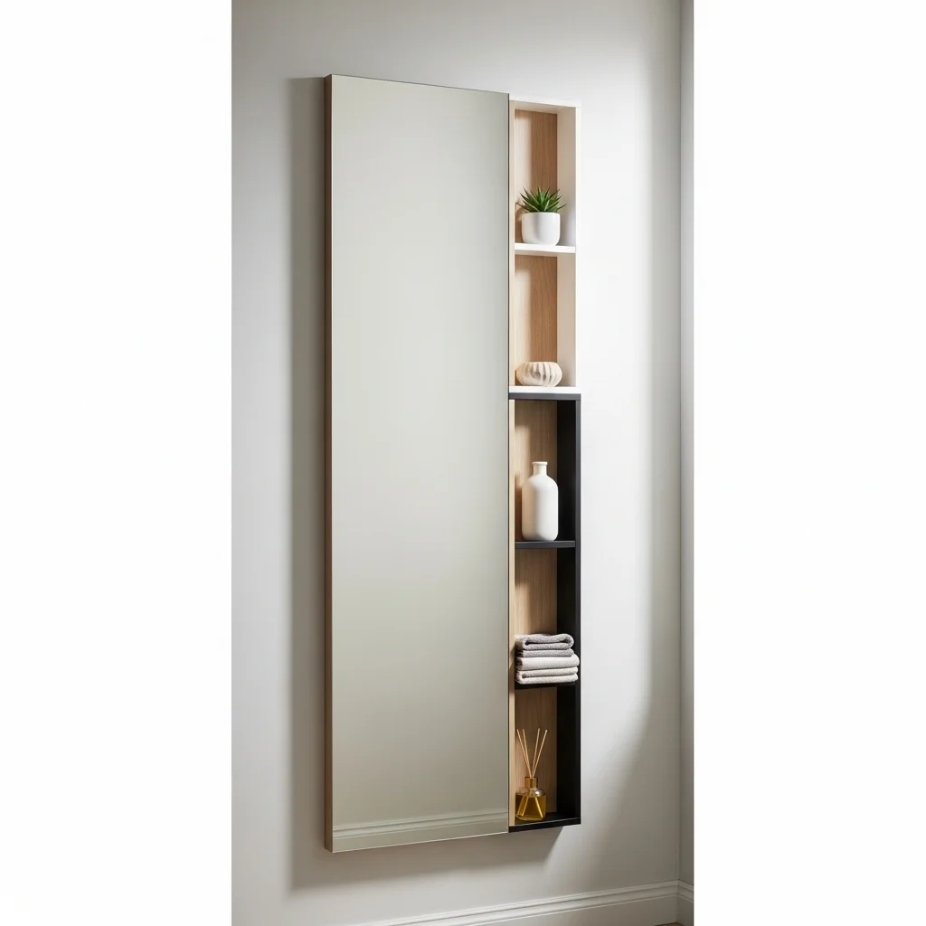  Vertical Mirror Shelf