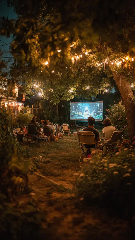 Host a Backyard Movie Night