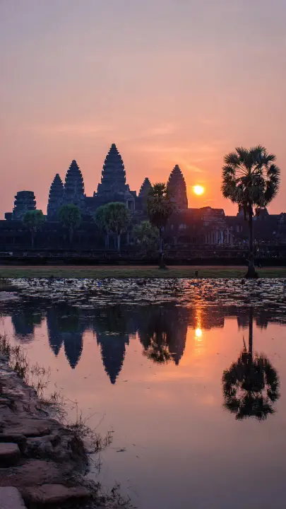 Sunrise at Angkor Wat, Cambodia