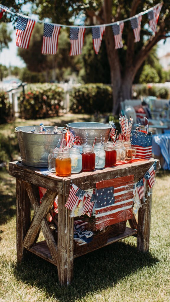 4th of July Drink Station