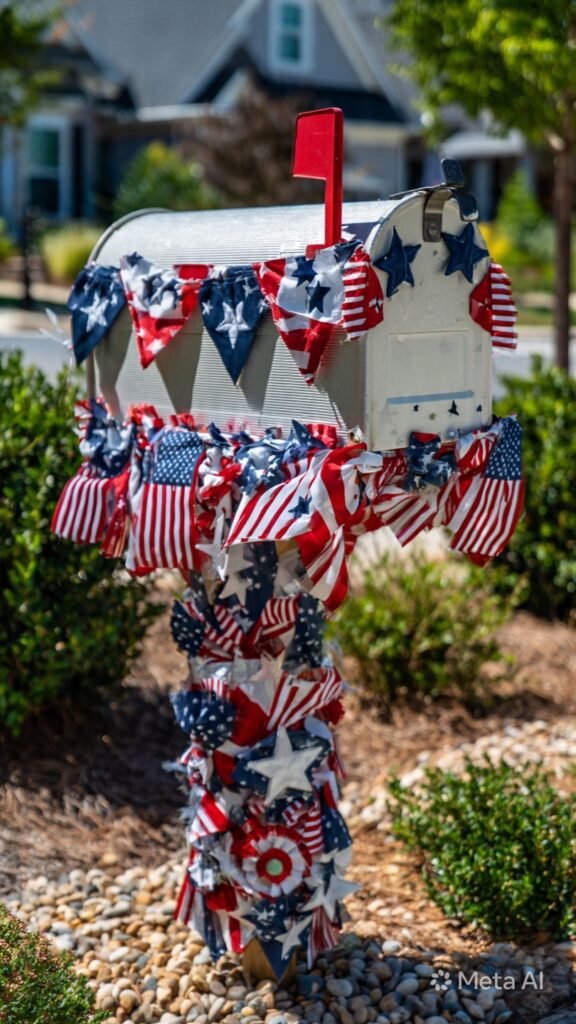  Patriotic Mailbox Decoration