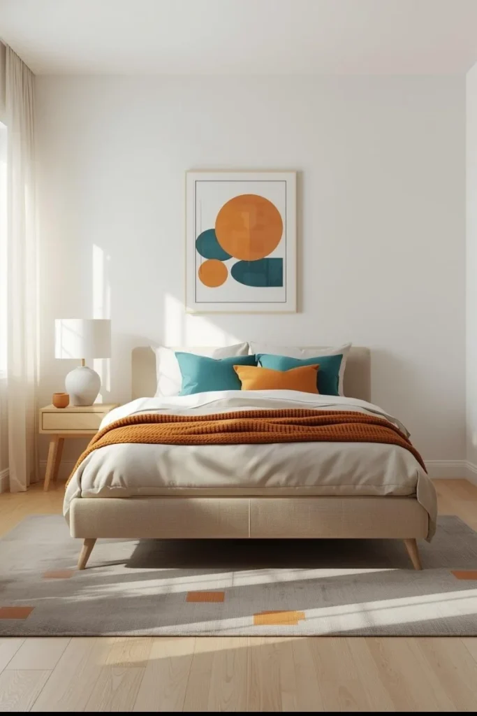 Opt for a Neutral Base with Pops of Color