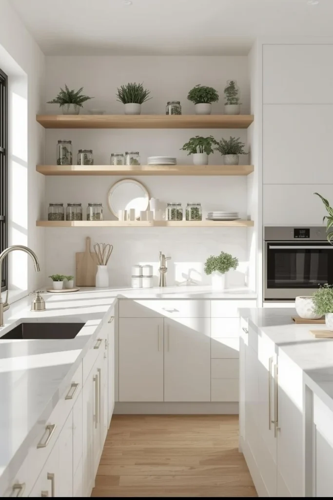Use Open Shelving for a Fresh Look