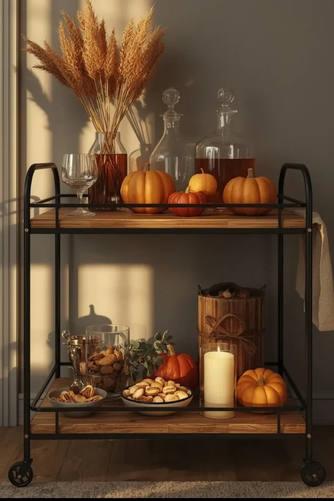 A Thanksgiving Bar Cart