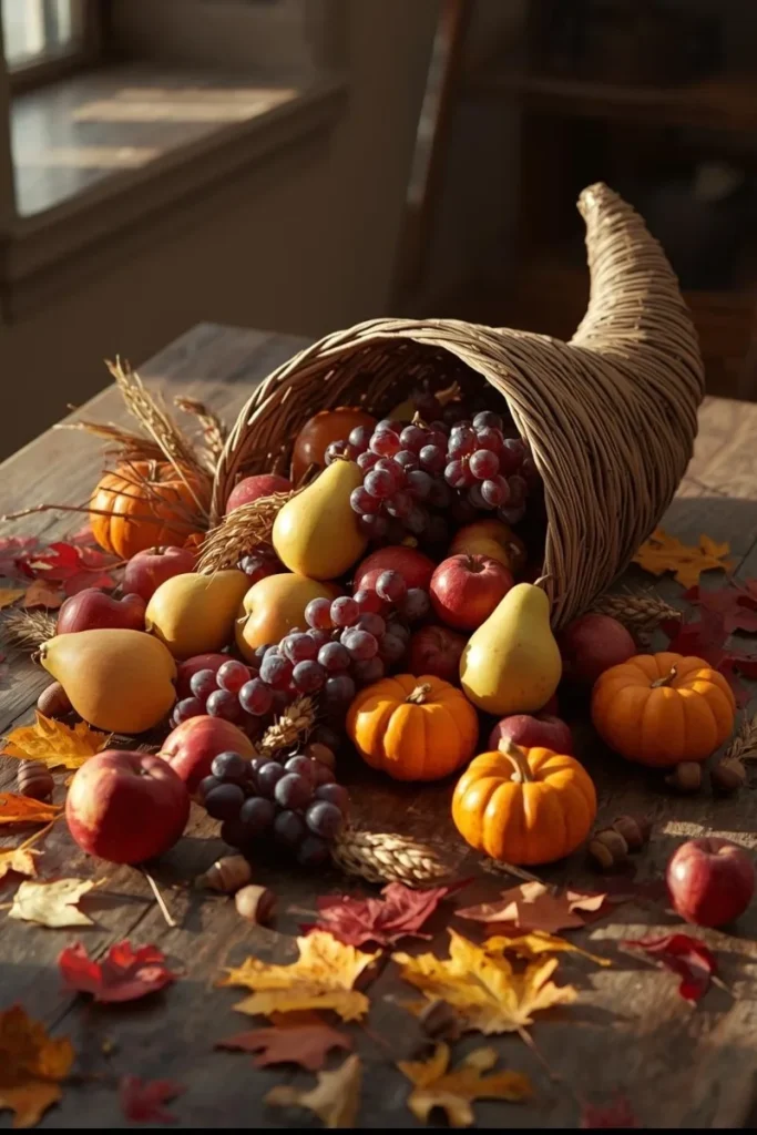 A DIY Cornucopia Display