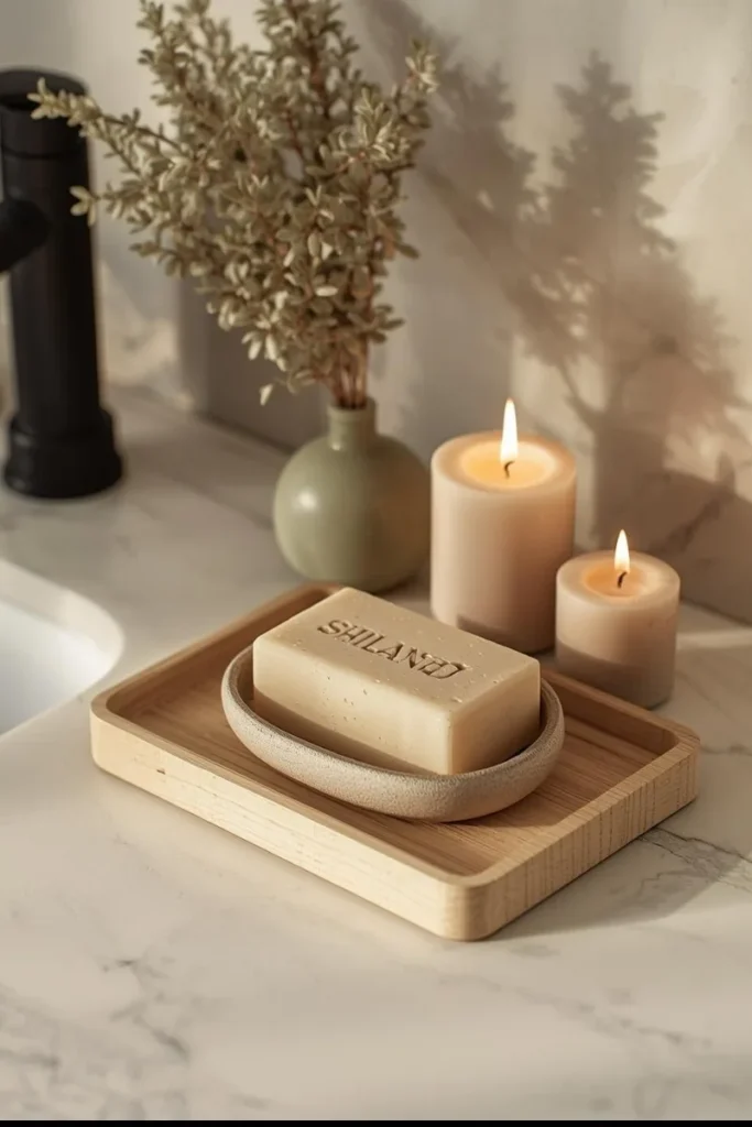 Add a Stylish Soap Dish