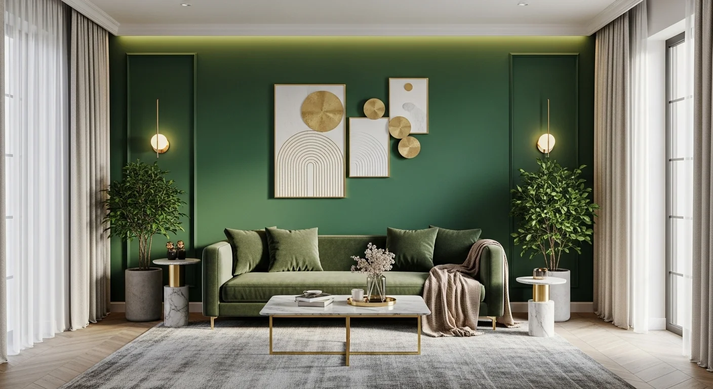 15 Chic Colors That Go With Green for Fresh Home Décor