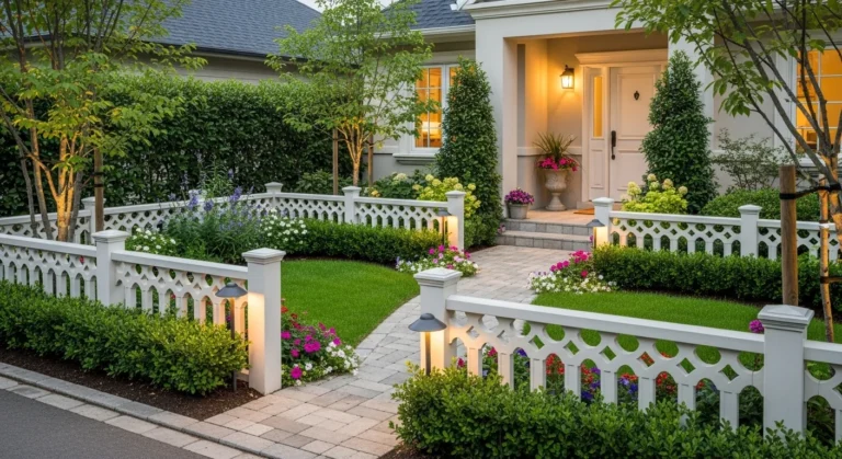 15 Low Fence Front Yard Ideas for a Welcoming and Beautiful Entry