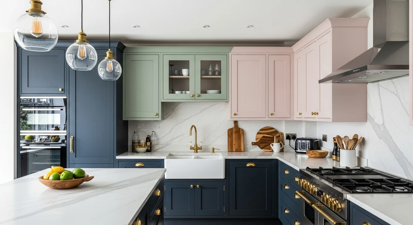 18 Kitchen Cabinet Color Secrets That Make Any Space Pop