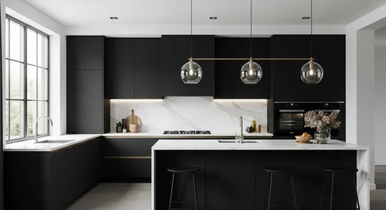 20 Black and White Kitchen Designs That Are Simply Stunning