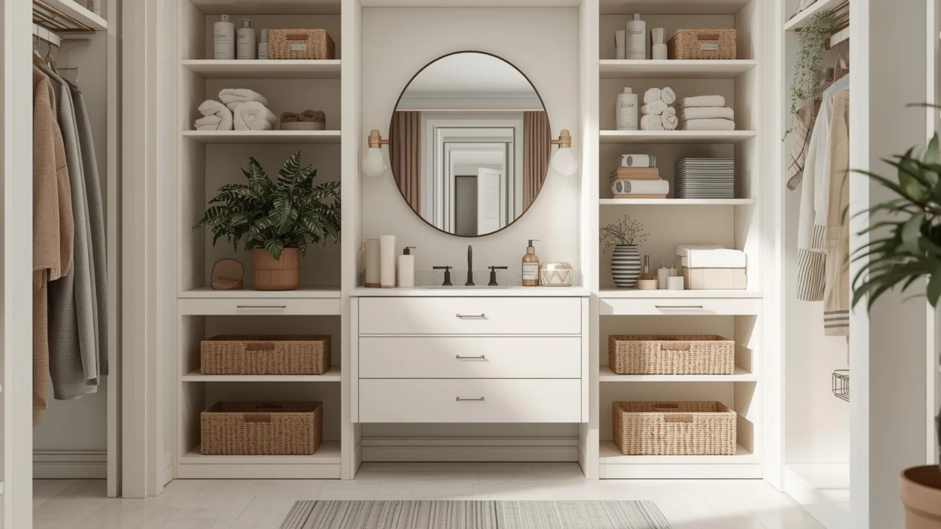 Bathroom Closet Organization Ideas