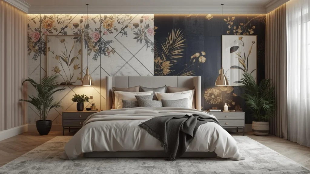 Bedroom Wallpaper Accent Wall Ideas