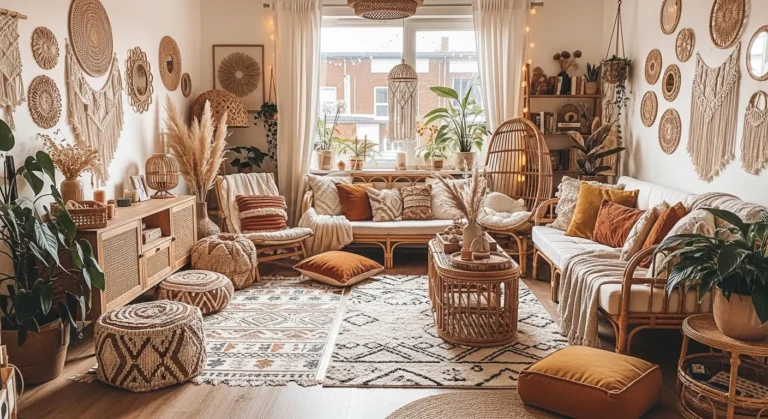 Create a Cozy, Eclectic Home with These 25 Boho Living Room Ideas