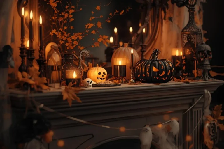 Halloween Mantel Decor Ideas