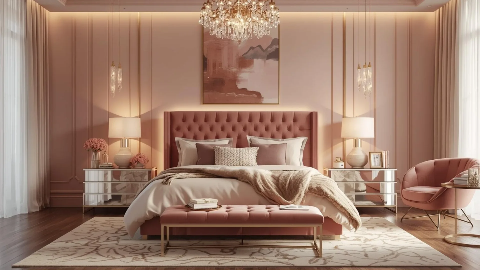 Pink Bedroom Ideas