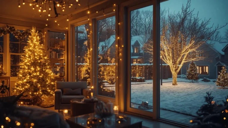 10 Magical Twinkling Christmas Lights Ideas for Indoor & Outdoor Spaces