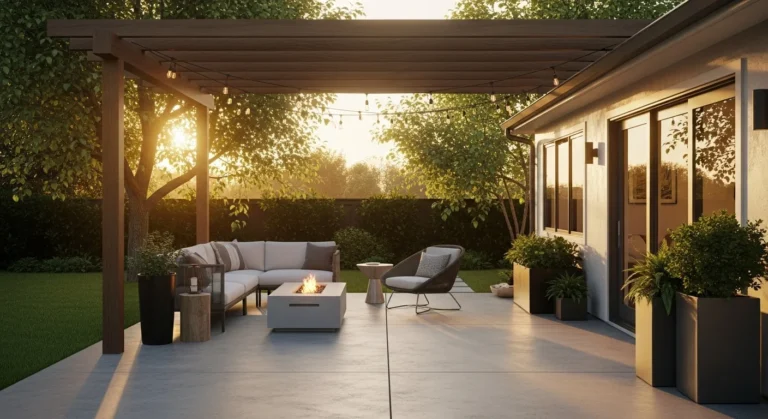 20 Backyard Concrete Patio Ideas That Will Completely Transform Your Outdoor Living