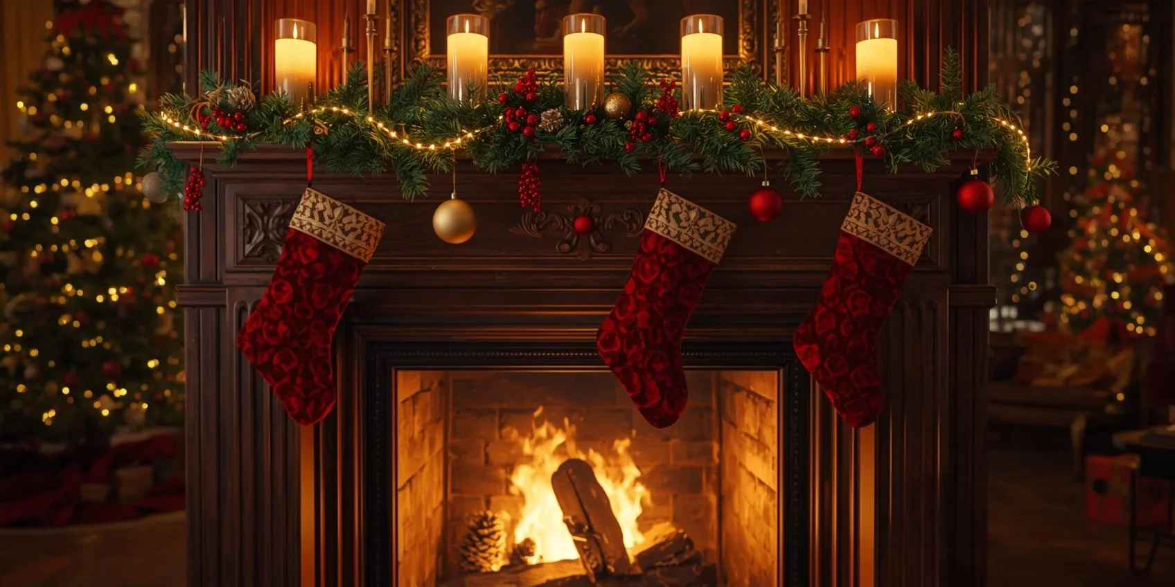 20 Creative Christmas Mantle Decor Ideas That Bring Holiday Cheer to Your Living Room