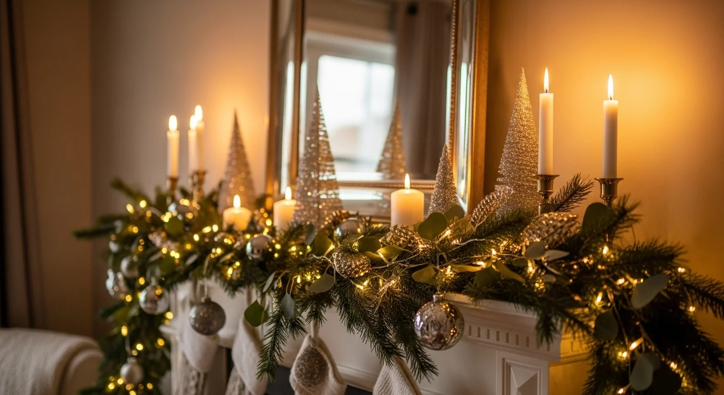 22 Winter Mantel Decorating Ideas That Look Straight Out of a Magazine