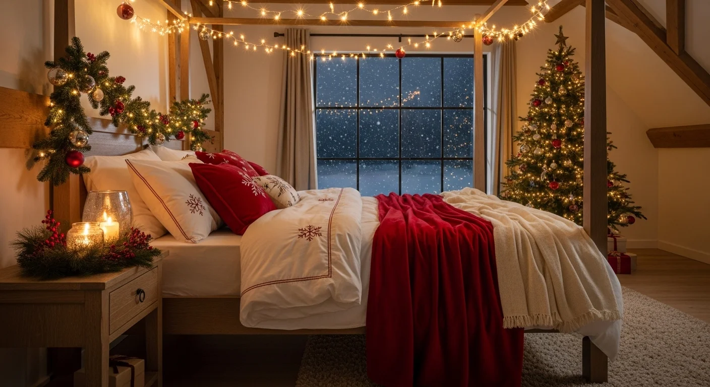 Make Your Room Sparkle This Holiday: 25 Christmas Bedroom Decor Ideas You Need
